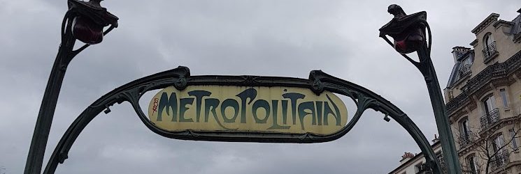 Paris Metro Sign